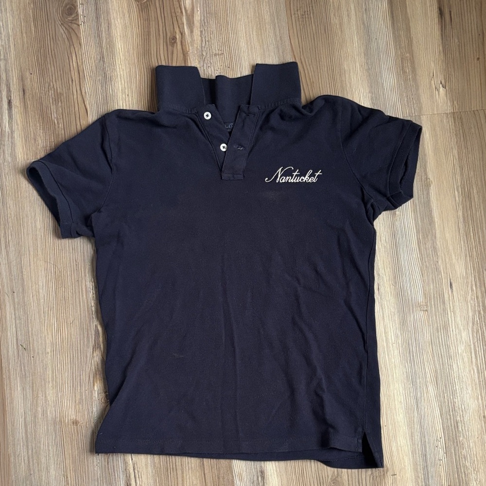 John Galt Nantucket Polo Navy Blue